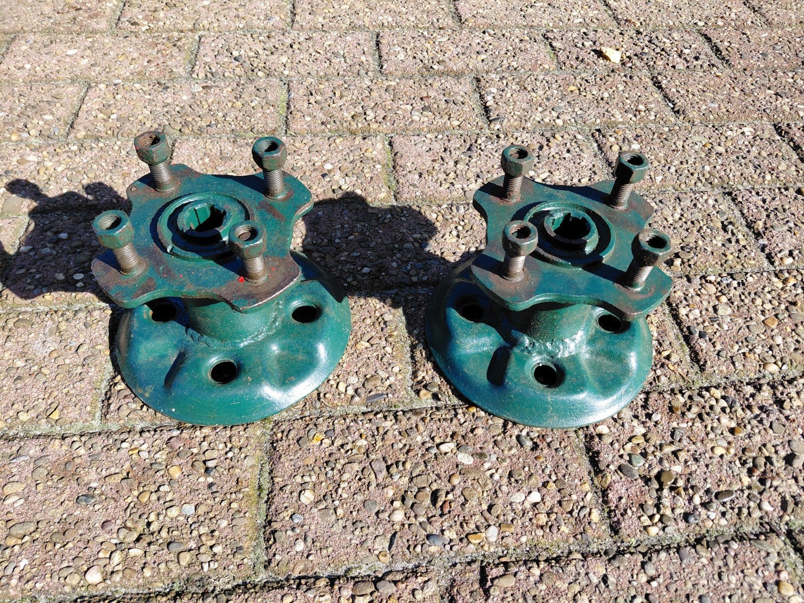 Verbredings naven Agria 4x100 voor 18 cm spoorverbreding, Ophalen