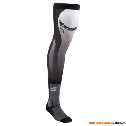 Alpinestars Knee Brace Sokken, Zwart-Wit, Motoren, Ophalen of Verzenden, Nieuw met kaartje