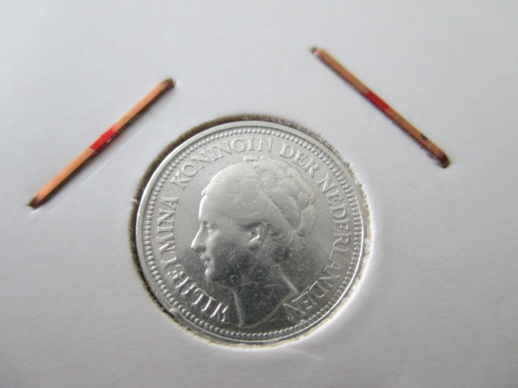 Dubbeltje 1936, Zilver, Ophalen of Verzenden, 10 cent, Koningin Wilhelmina