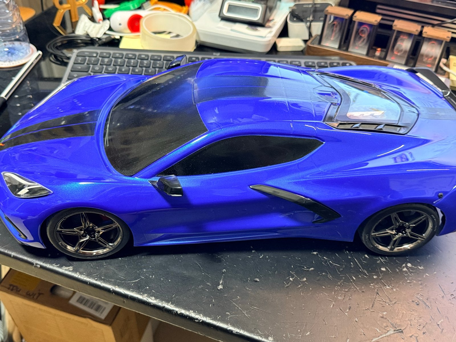 Nieuwe Traxxas Corvette stingray RC Auto, Elektro, Nieuw, Ophalen of Verzenden, Schaal 1:10