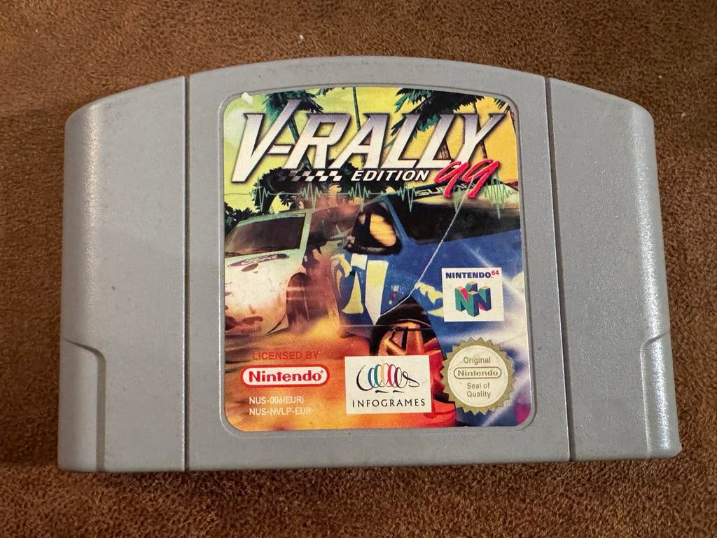 V-Rally Edition '99 N64 - Klassieke Racegame, Spelcomputers en Games, Games | Nintendo 64, Gebruikt, Racen en Vliegen, 1 speler