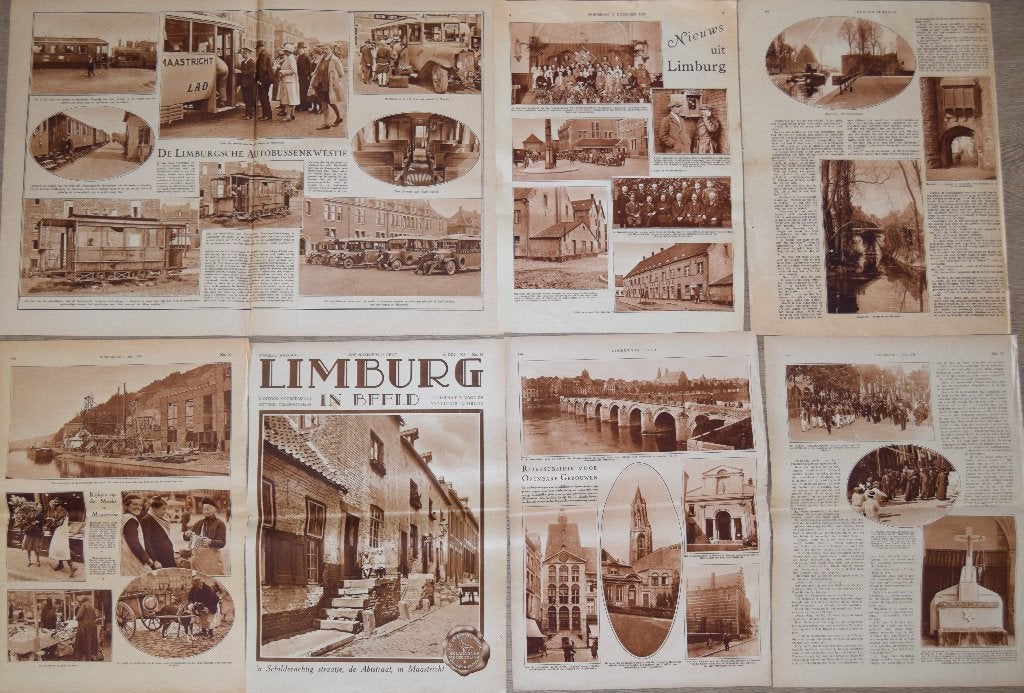 Partij knipsels Maastricht, Verzamelen, Ansichtkaarten | Nederland, Ophalen of Verzenden, Voor 1920, Ongelopen, Limburg