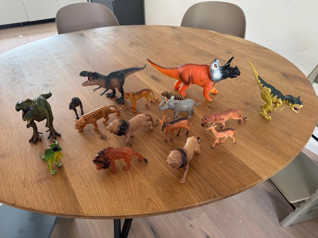 Diverse dinosaurussen en dieren, Ophalen of Verzenden, Zo goed als nieuw