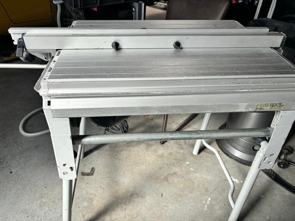 Festool CS 70 ES Precisio tafelzaag, Doe-het-zelf en Verbouw, Gereedschap | Zaagmachines, Ophalen of Verzenden, Gebruikt, Cirkelzaag
