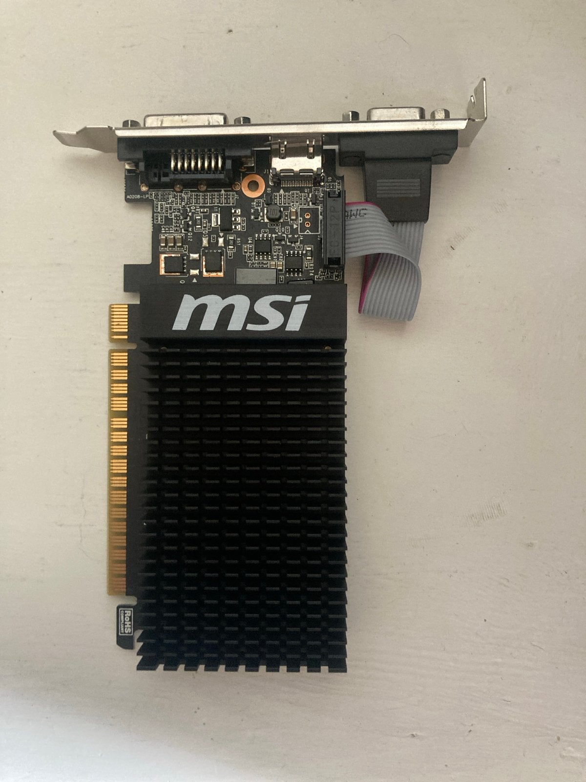 MSI GT 710 videokaart, Computers en Software, Gebruikt, GDDR3, Ophalen of Verzenden, Nvidia