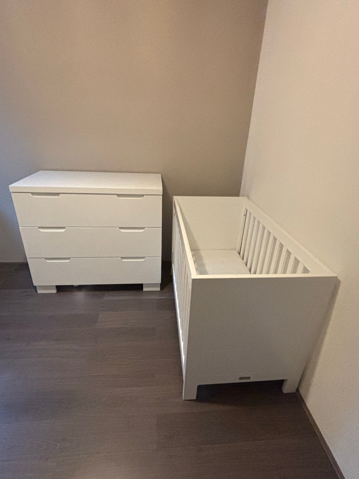 Bopita ledikant en commode, Ophalen, Gebruikt, Ledikant