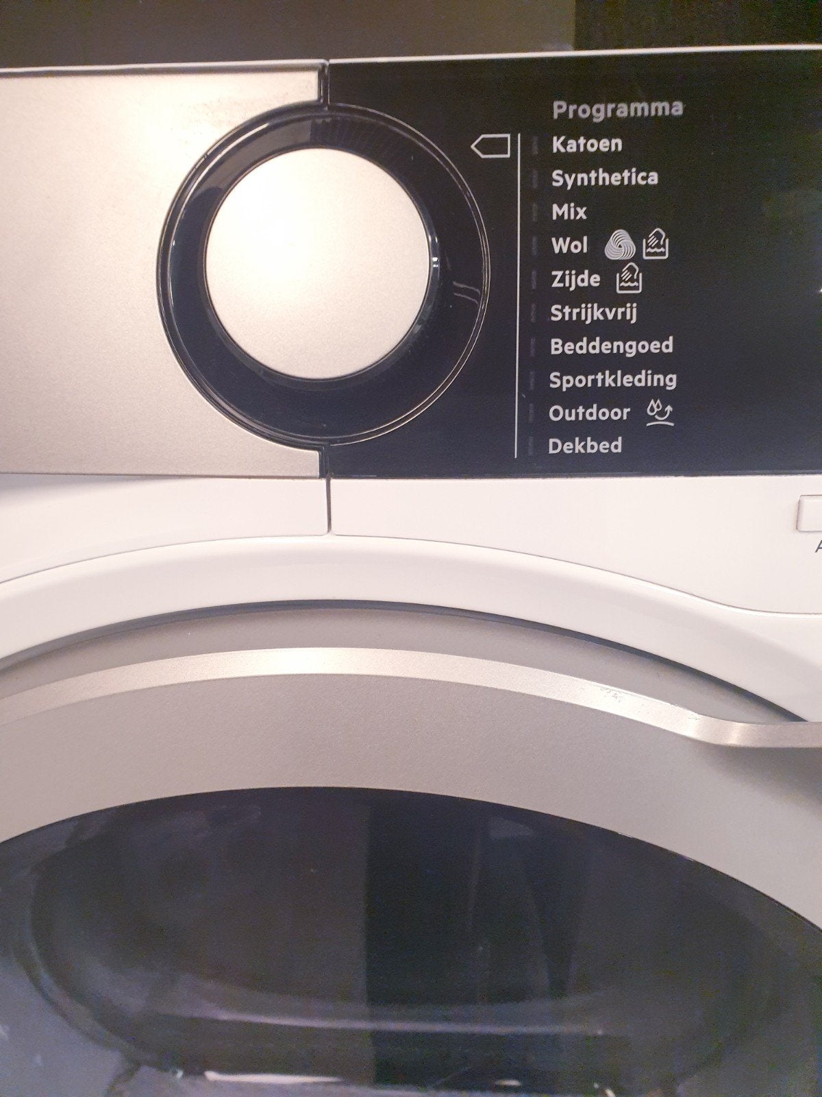 warmte pomp droger AEG 8KG 8000Series A++ 1JAAR GARANTIE, Anti-kreukfase, Overige typen, 8 tot 10 kg, Refurbished