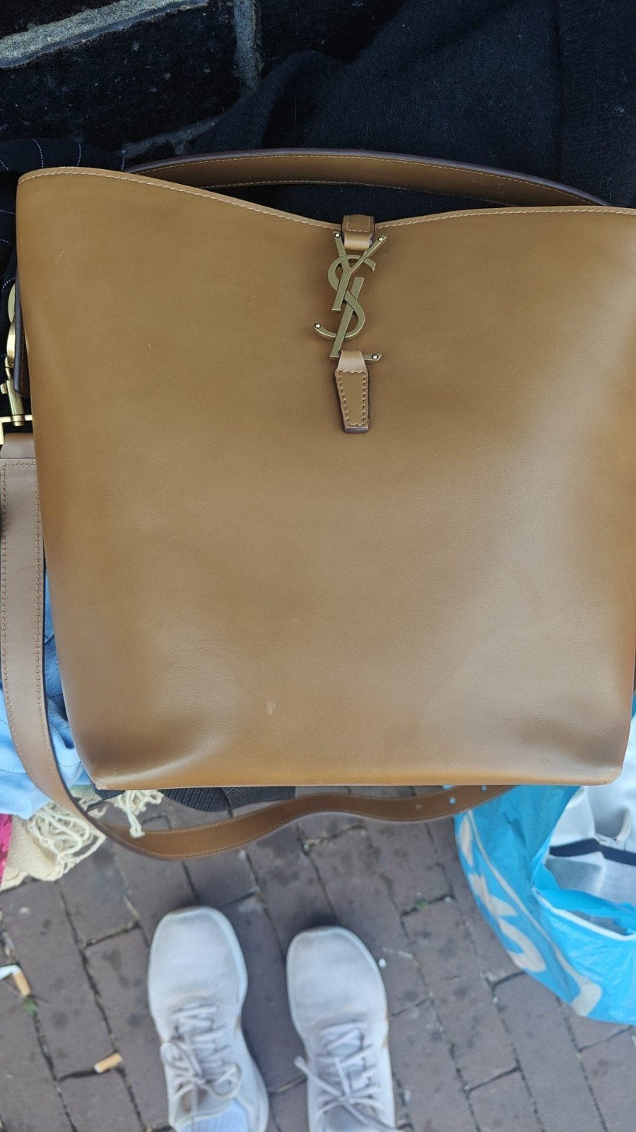 Saint laurent, Sieraden, Tassen en Uiterlijk, Tassen | Damestassen, Ophalen, Zo goed als nieuw, Bruin, Schoudertasje