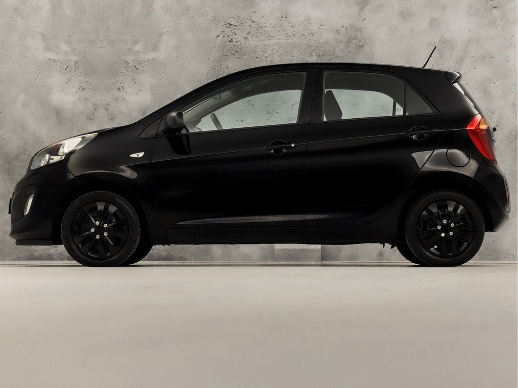 Kia Picanto 1.0 CVVT Sport (5 DEURS, NIEUWE APK, SPORTSTOELE, Auto's, Kia, Voorwielaandrijving, Stof, Gebruikt, Zwart
