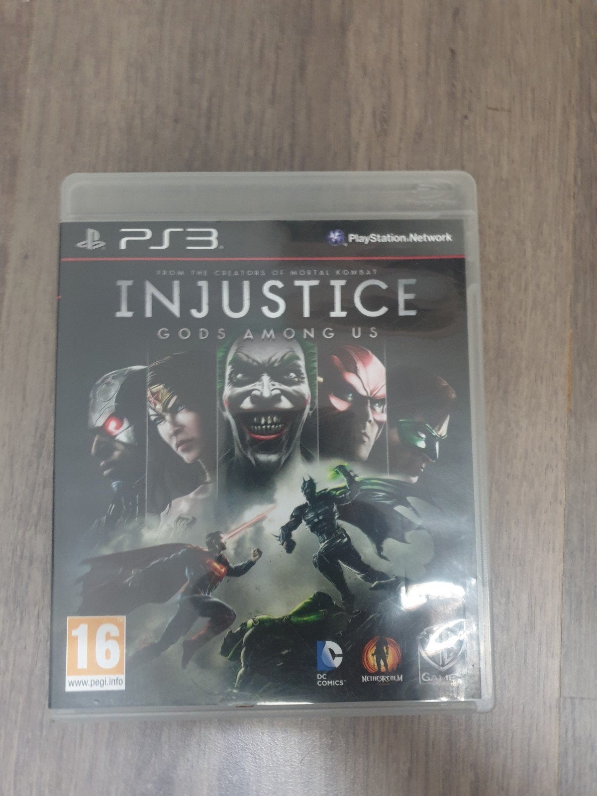 ps3 injustice,gods among us spel., Ophalen