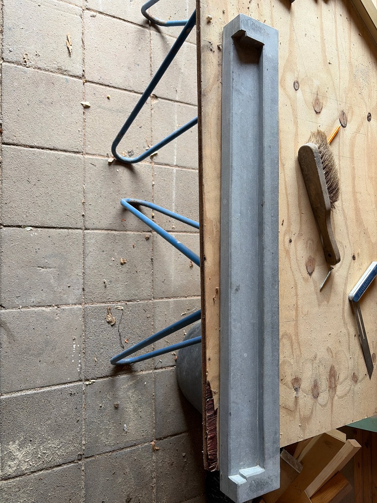 Hardsteen dorpel, geschuurd, 114x984x60mm, Doe-het-zelf en Verbouw, Tegels, Ophalen, 60 cm of meer, Hardsteen, Overige typen