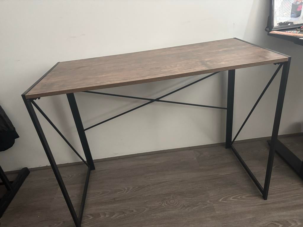 Opklapbaar Bureau - Zo Goed als Nieuw (100x50x75 cm), Huis en Inrichting, Bureaus, Ophalen, Hout, Zo goed als nieuw, Overige typen