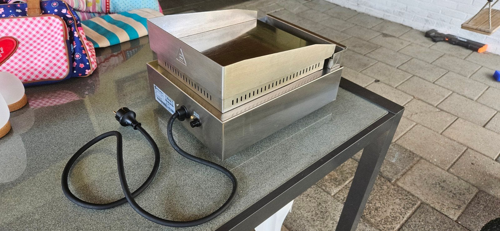 Hendi Grillplaat 203125 - Nette, gebruikte griddle, Ophalen of Verzenden