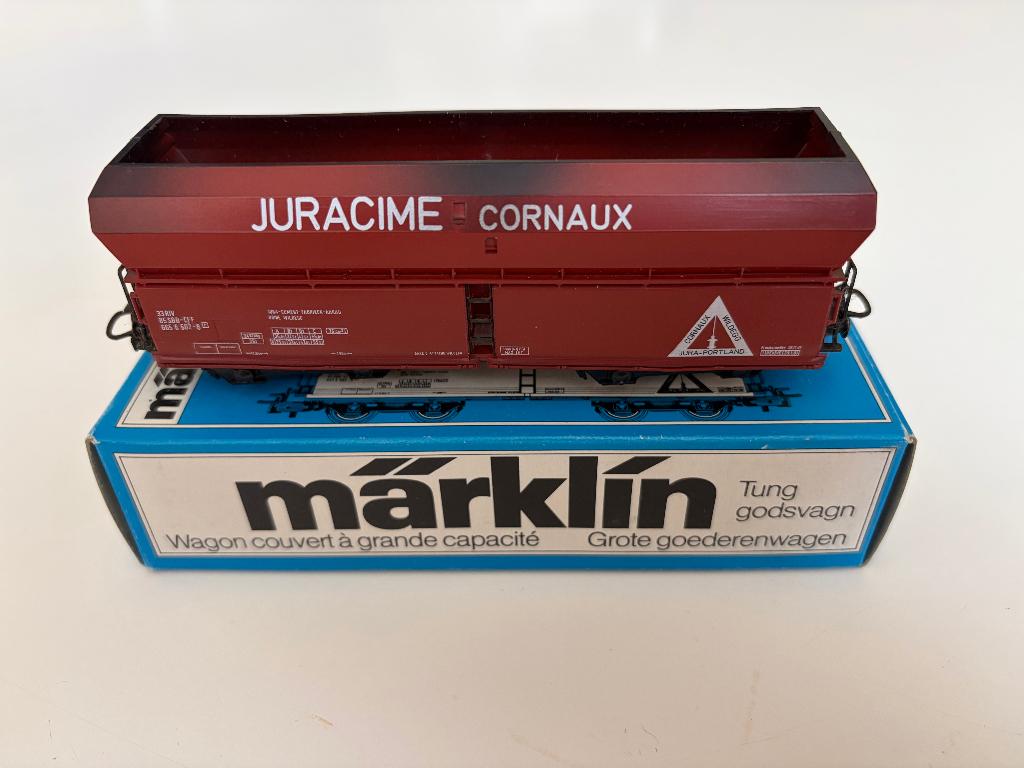 Märklin 4691 SBB/CFF Juracement onderlosser H0, Wisselstroom, Wagon, Ophalen of Verzenden, Zo goed als nieuw
