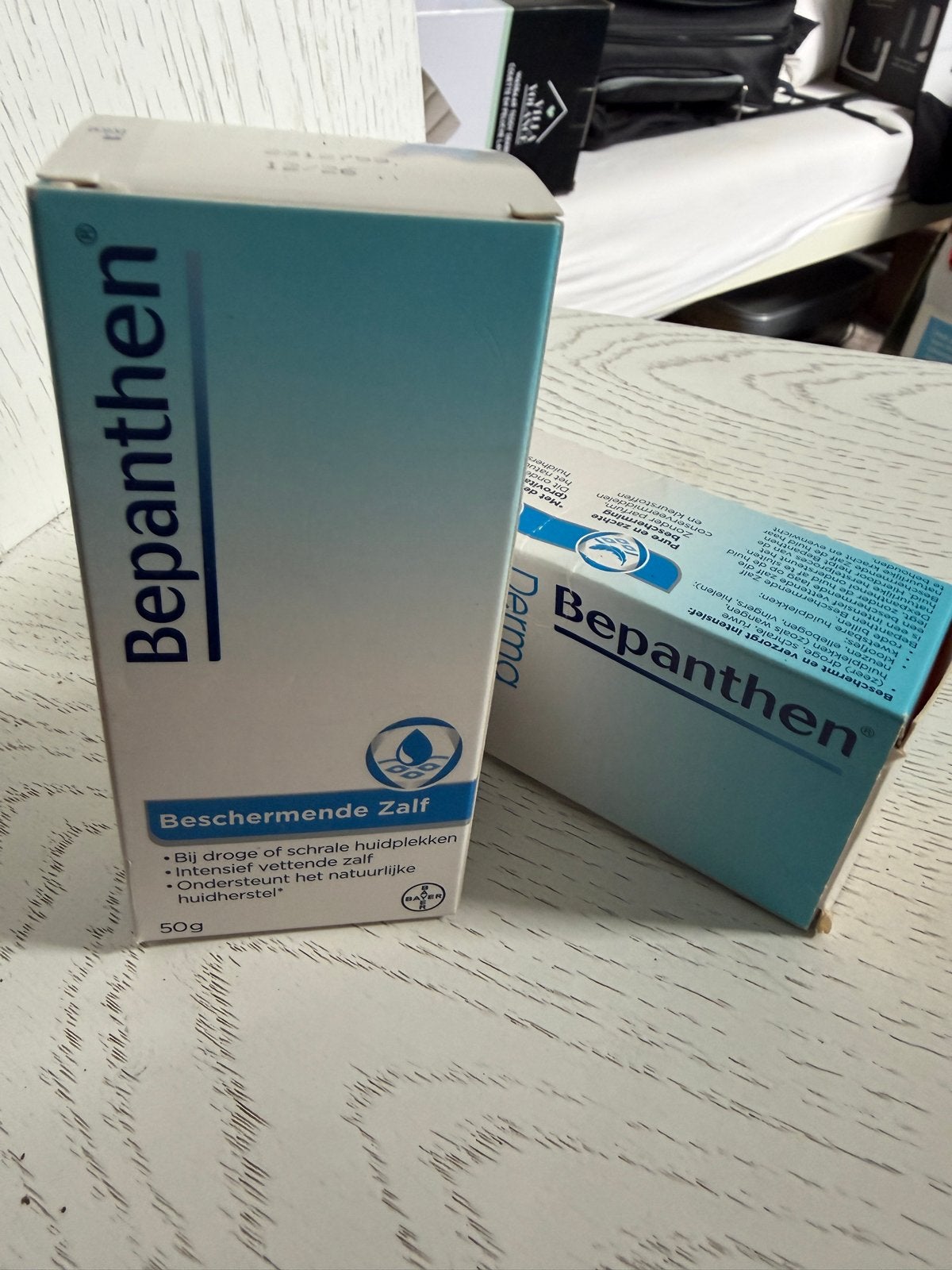 Bepanthen Derma Beschermende Zalf 50g (2 doosjes), Ophalen of Verzenden, Nieuw, Bodylotion, Crème of Olie