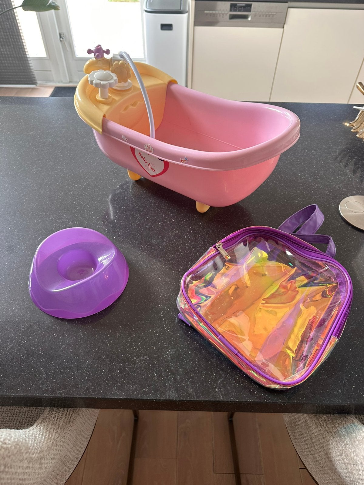 Badje, potje en tasje pop, Ophalen, Gebruikt, Babypop