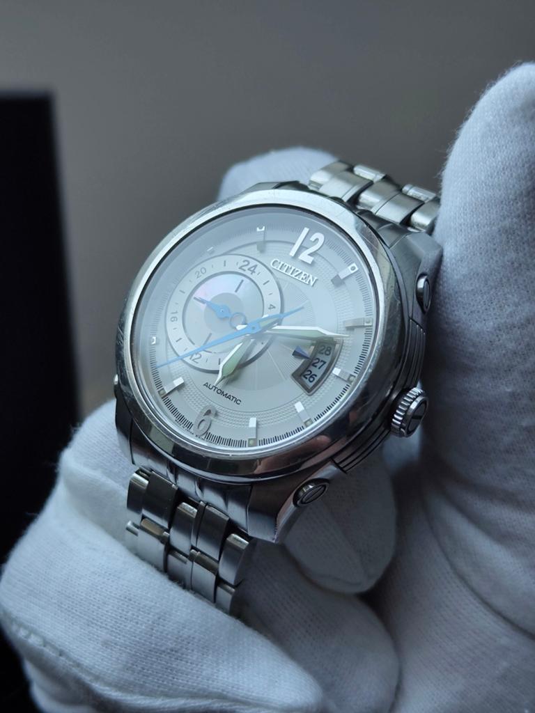 Citizen 4166-SO57795 Vintage Horloge, Staal, Staal, Ophalen of Verzenden, Zo goed als nieuw