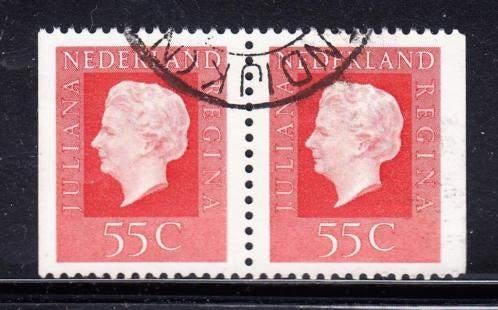 2353 - Nederland combinatie nvph C138 gestempeld , koningin, Verzenden, Na 1940, Gestempeld