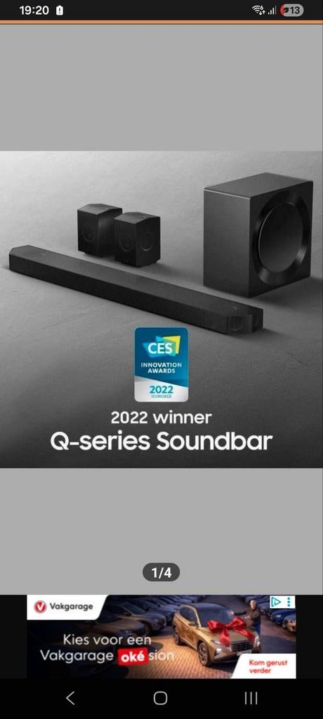 Samsung HW-Q990B surround set, Audio, Tv en Foto, Soundbars, Ophalen, Zo goed als nieuw