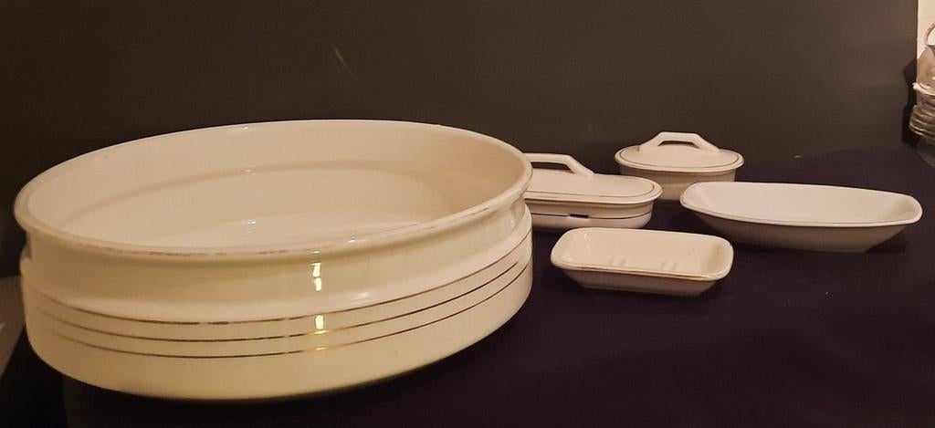 Lampetschaal met bijpassende toebehoren, Ophalen of Verzenden
