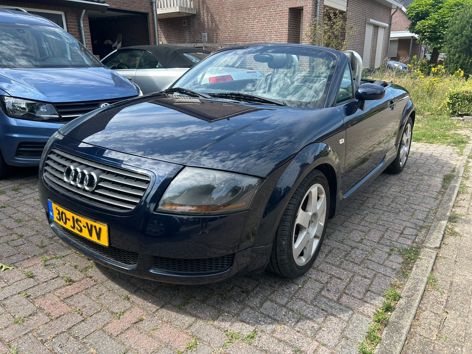 Audi TT 1.8 T Roadster 132KW 2002 Blauw, Auto's, Audi, Voorwielaandrijving, TT, Zwart, 4 cilinders