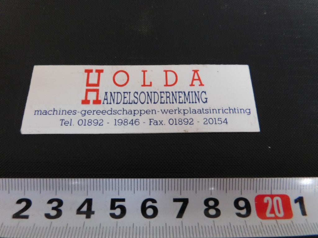 sticker bergschenhoek HOLDA handelsonderneming *, Ophalen, Zo goed als nieuw