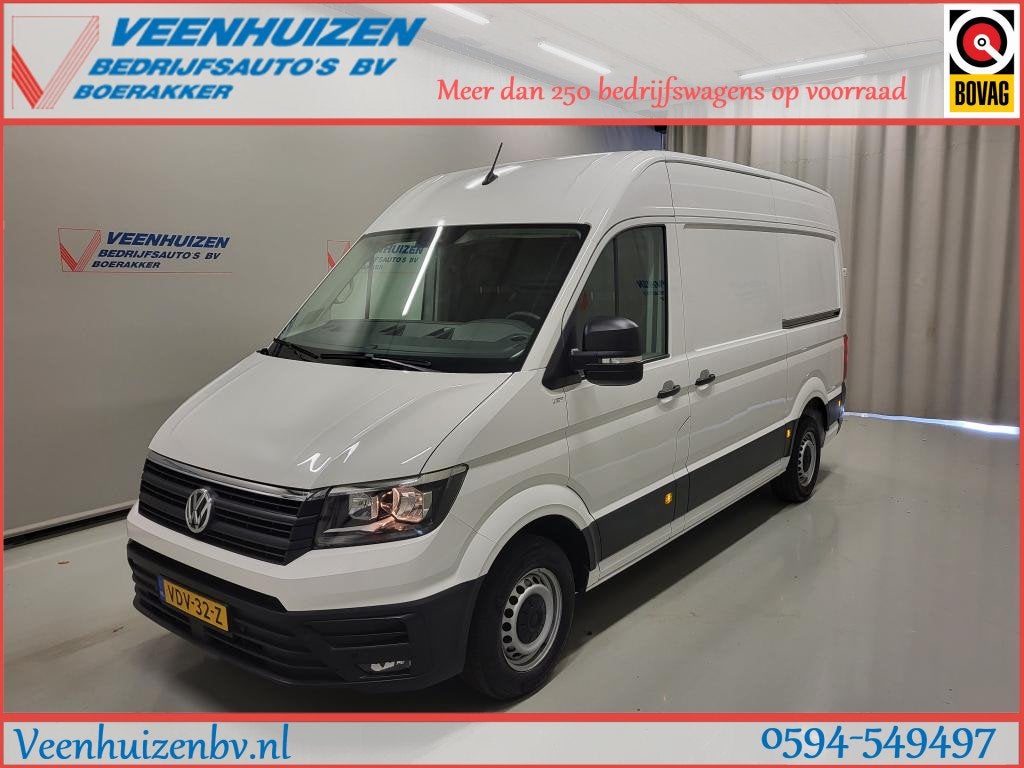 Volkswagen Crafter 2.0TDI L3/H3 2X Schuifdeur Euro 6!, Auto's, Gebruikt, Euro 6, 4 cilinders, Volkswagen