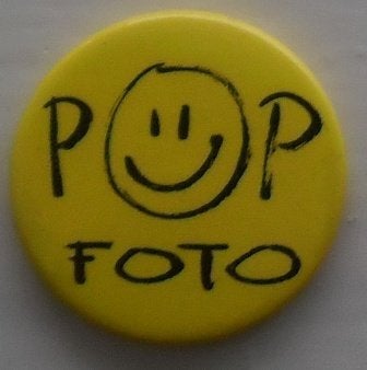 Button - Pop foto, Verzamelen, Ophalen of Verzenden, Zo goed als nieuw, Overige onderwerpen, Button