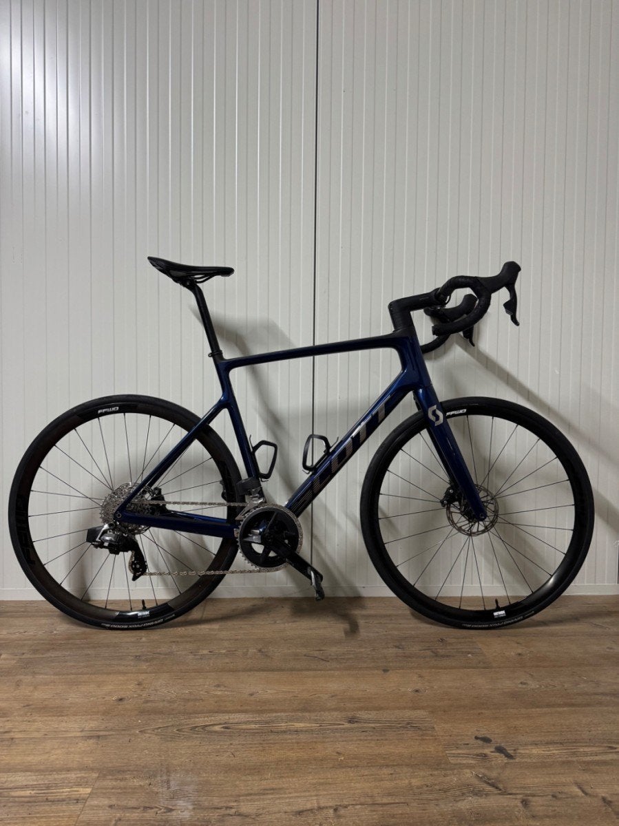 Scott Addict 10 Rival AXS Blauw 58cm XL, Fietsen en Brommers, Gebruikt, Carbon, -, -