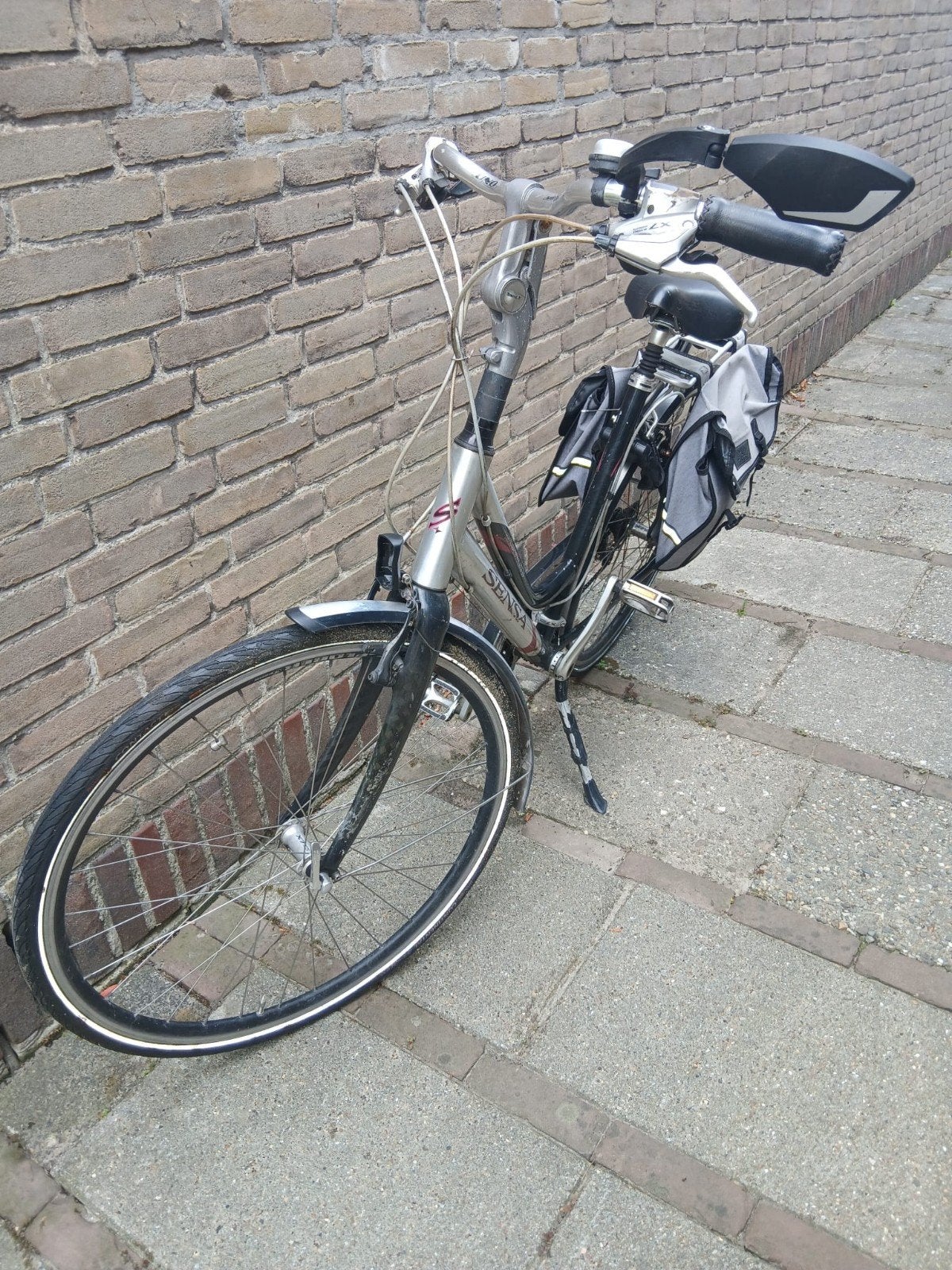 Sensa, lichtgewicht dames stations, fiets, met versnellingen, Gebruikt, Velgrem, Versnellingen, Ophalen