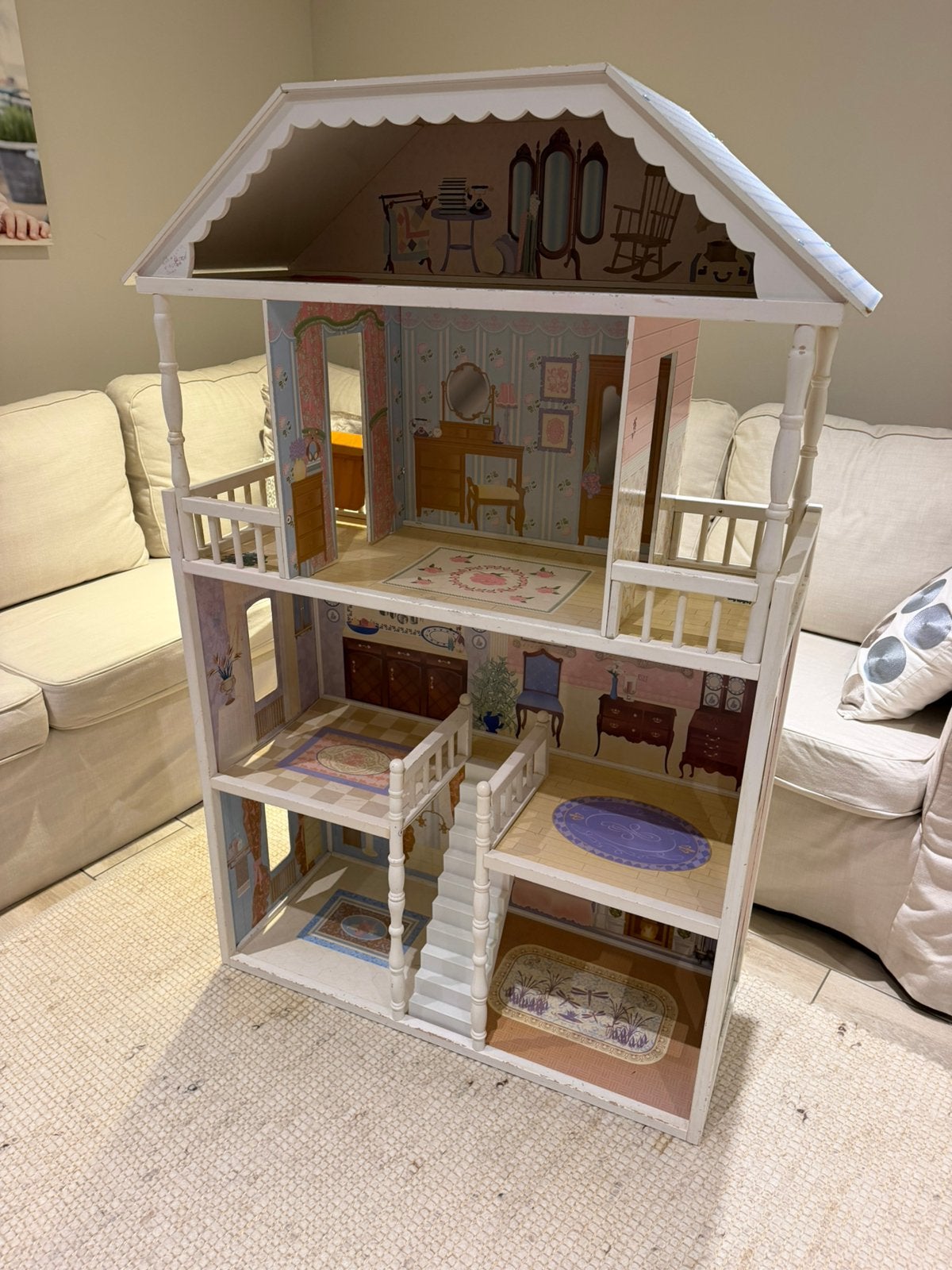 Kidkraft Savannah Poppenhuis in nette staat, Ophalen, Zo goed als nieuw, Poppenhuis