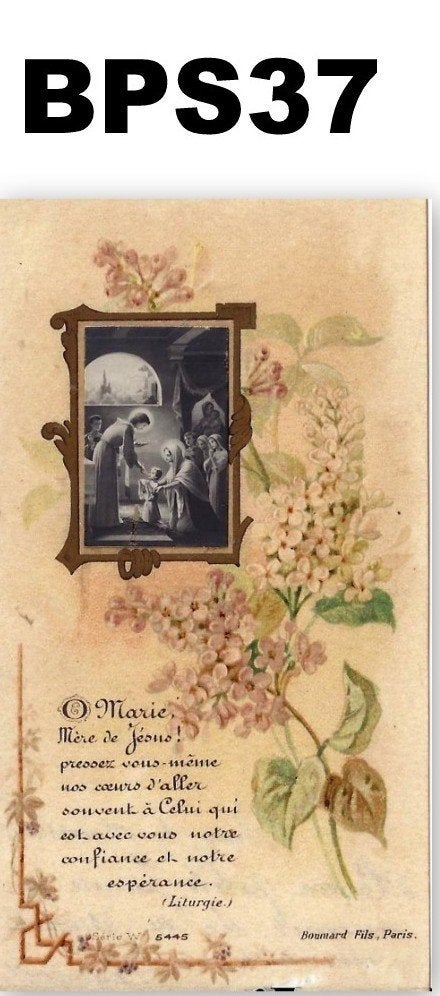 bps37 prentje uit 1928, Ophalen of Verzenden, Gebruikt, Kaart of Prent, Christendom | Katholiek