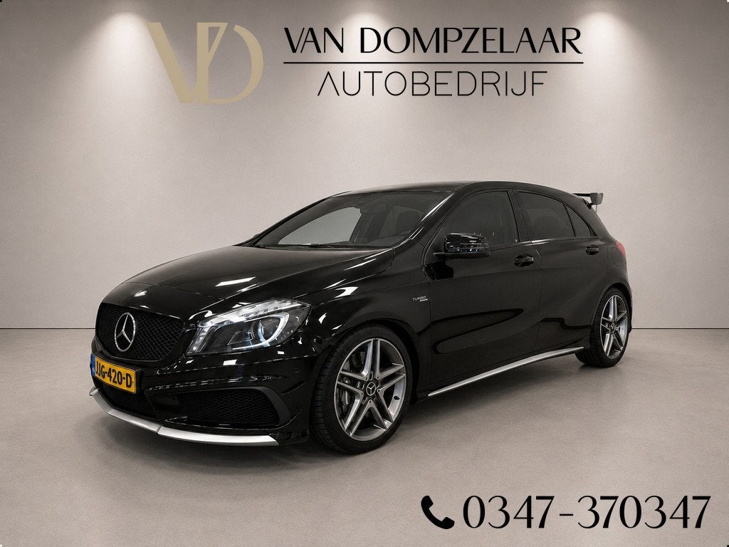 Mercedes-Benz A-Klasse AMG 45 4MATIC / EDITION1 / CRUISE.C /, Auto's, 12 maanden, Gebruikt, 4 cilinders, Zwart