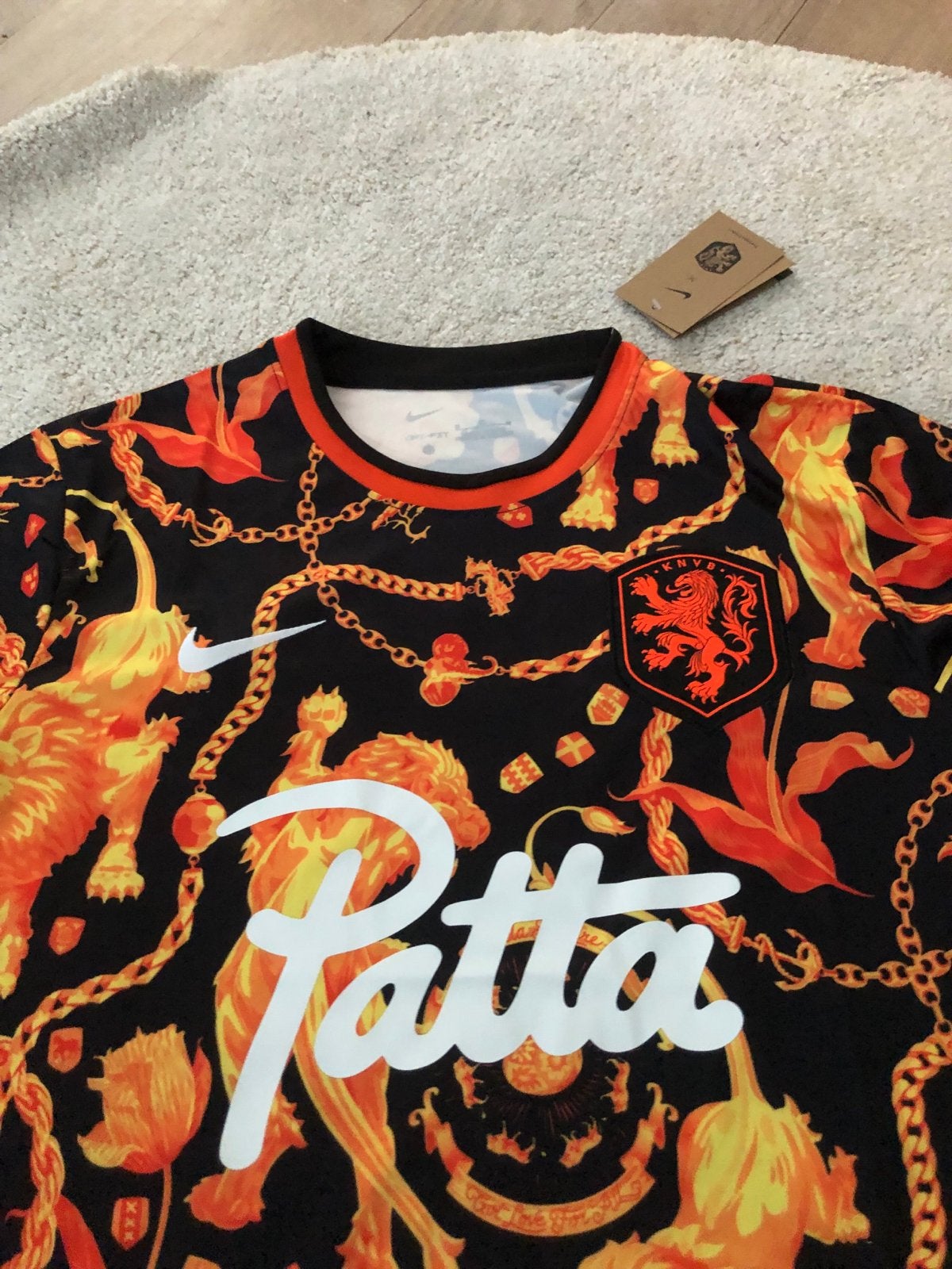Patta Nederland trainingsshirt - Maat M, Maat M, Ophalen of Verzenden, Nieuw, Shirt