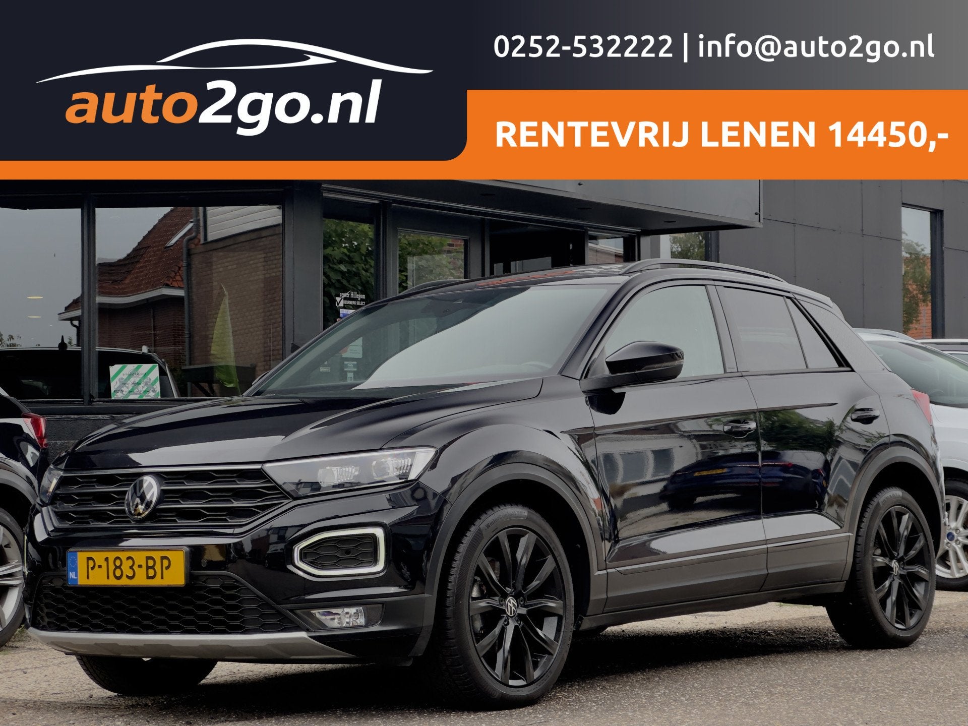 Volkswagen T-Roc 1.5 TSI ZOMERACTIE! BETAAL NU 50% 14450 DE, Auto's, Volkswagen, Euro 6, 4 cilinders, 150 pk, Zwart