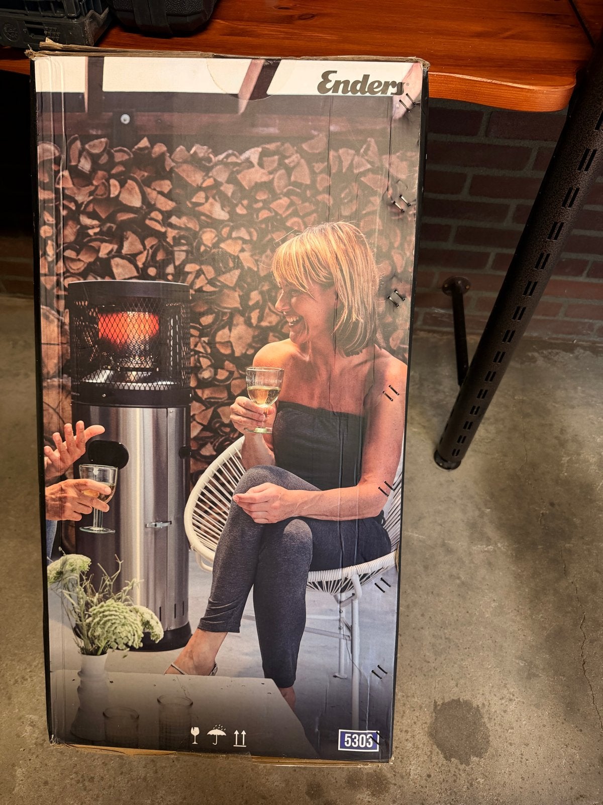 Enders Polo 2.0 Terrasverwarmer - Nieuw in doos, Tuin en Terras, Ophalen, Nieuw, Waterbestendig, Vloer