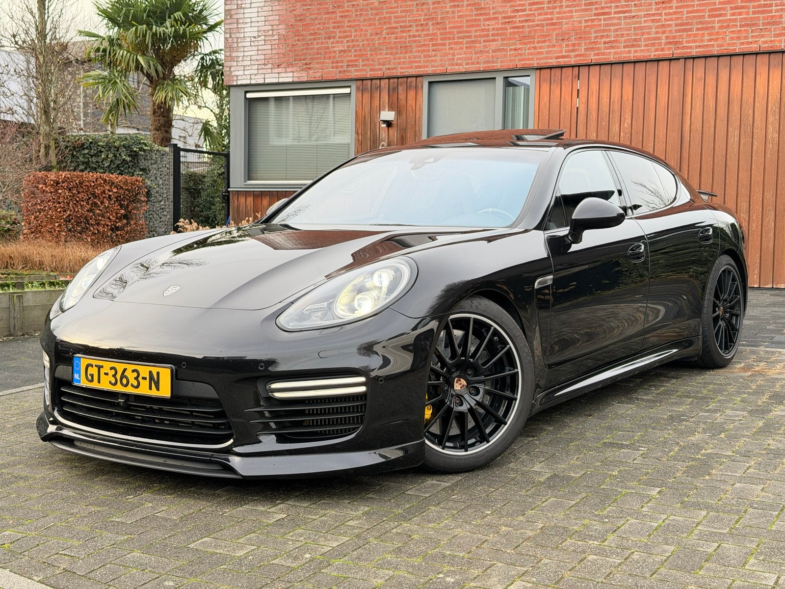 Porsche Panamera 4.8 Turbo S TECHART uitgevoerd, Auto's, Automaat, 8 cilinders, 4 stoelen, Zwart