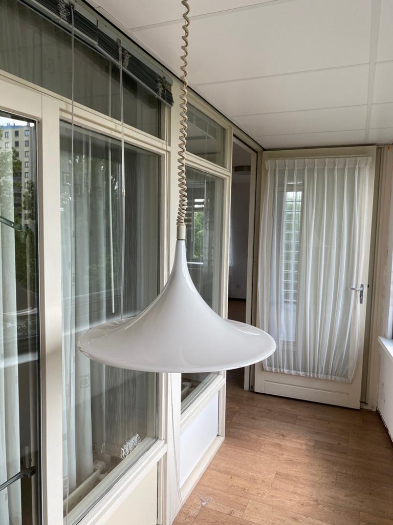 Originele vintage jaren ‘70 Dijkstra plafondlamp, Huis en Inrichting, Lampen | Hanglampen, Ophalen, Kunststof, Zo goed als nieuw