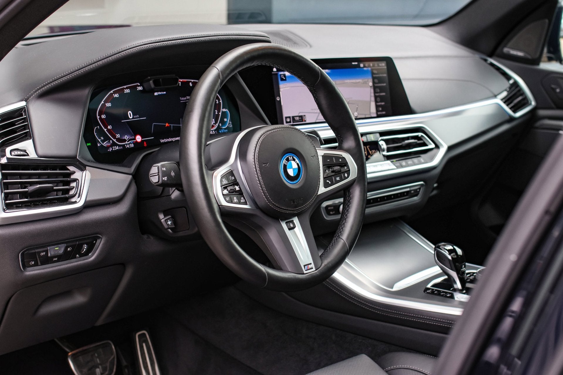BMW X5 XDrive45e M-Sport *Pano*Massage*H/K*Laser*360 Camera*, Auto's, Gebruikt, 394 pk, Zwart, Leder