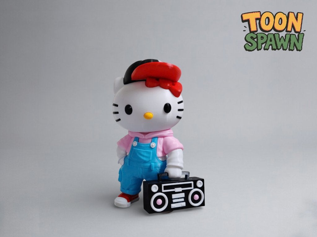 Urban Hello Kitty – 26 cm – Ghetto Blaster Street Style, Ophalen of Verzenden, Nieuw, Overige typen