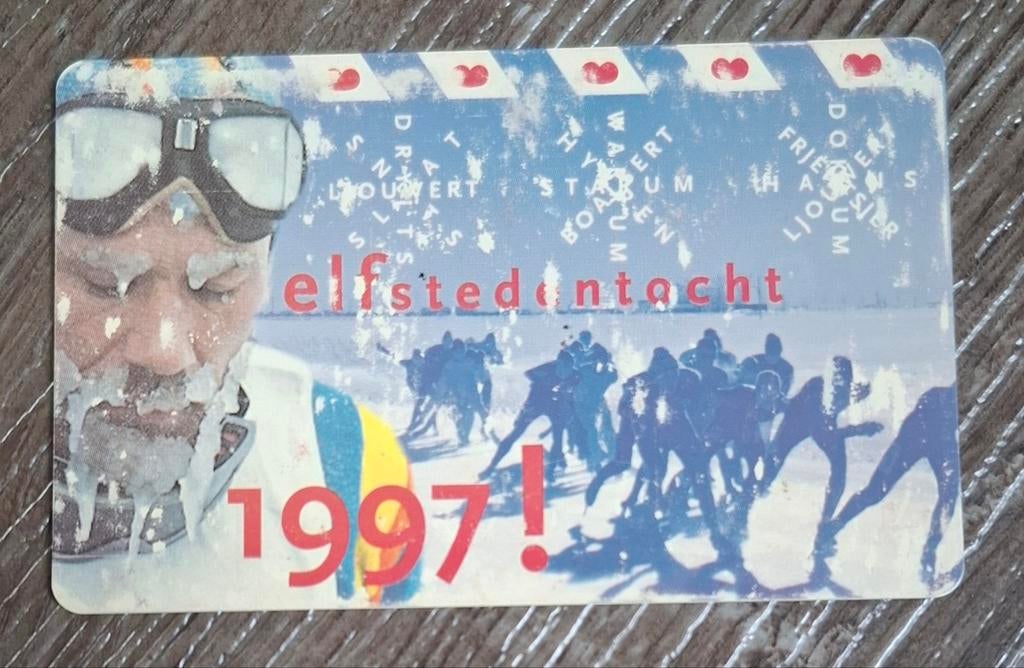 Telefoonkaart 1997 laatste Elfstedentocht, Ophalen of Verzenden