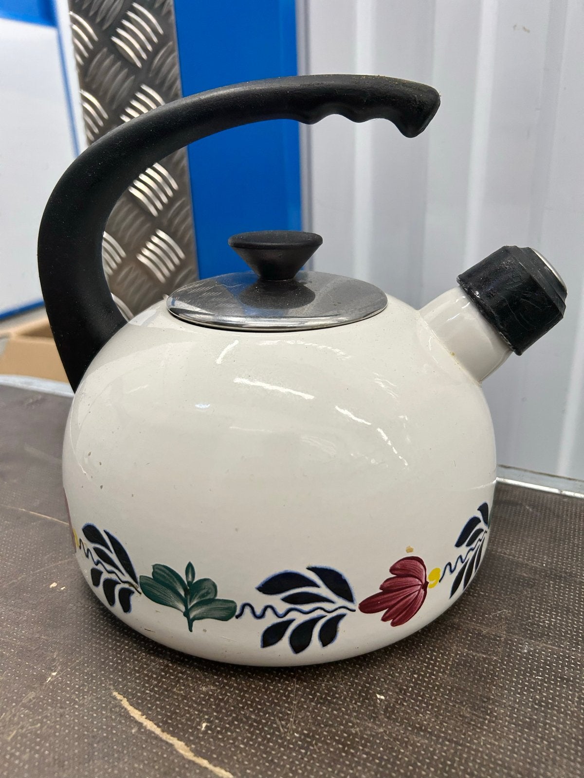 Boerenbont Theepot - Boch Belgium Decor Original, Ophalen of Verzenden