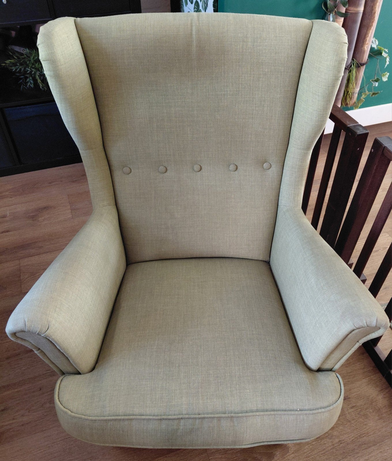 ikea Strandmon fauteuil, Ophalen, Gebruikt, 75 tot 100 cm, Stof