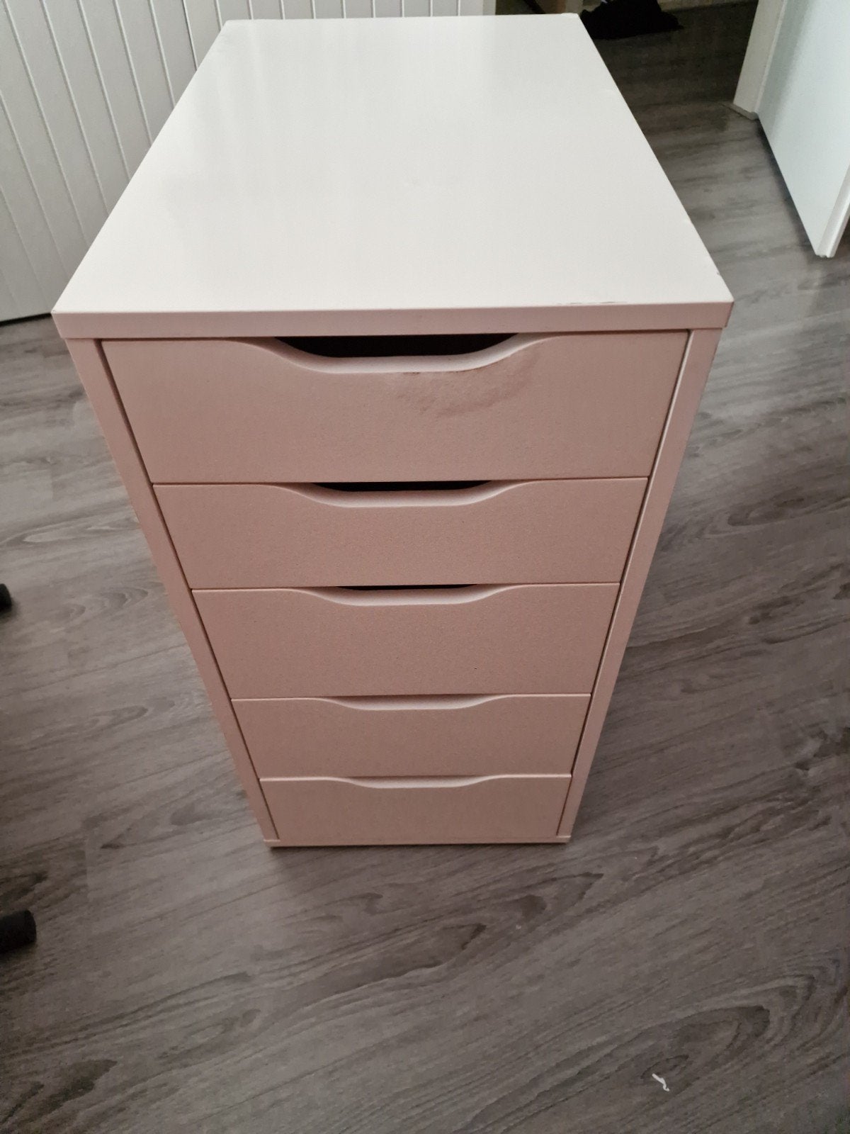 ikea Ladekast 5 lades ALEX met lichte waterschade, werkt pri, Ophalen, Gebruikt, 5 laden of meer, 100 tot 150 cm
