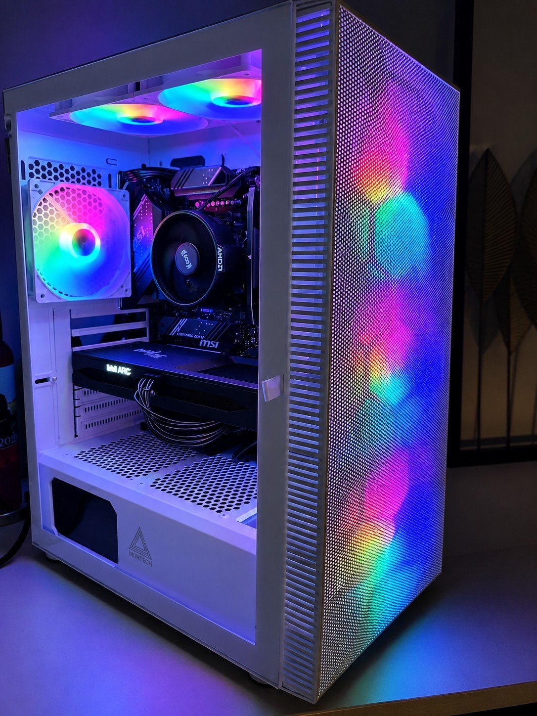 White Gaming PC | Ryzen 5 7600 | Intel Arc B580 | 32GB DDR5, 1 TB SSD, 32 GB, AMD Ryzen, Ophalen of Verzenden
