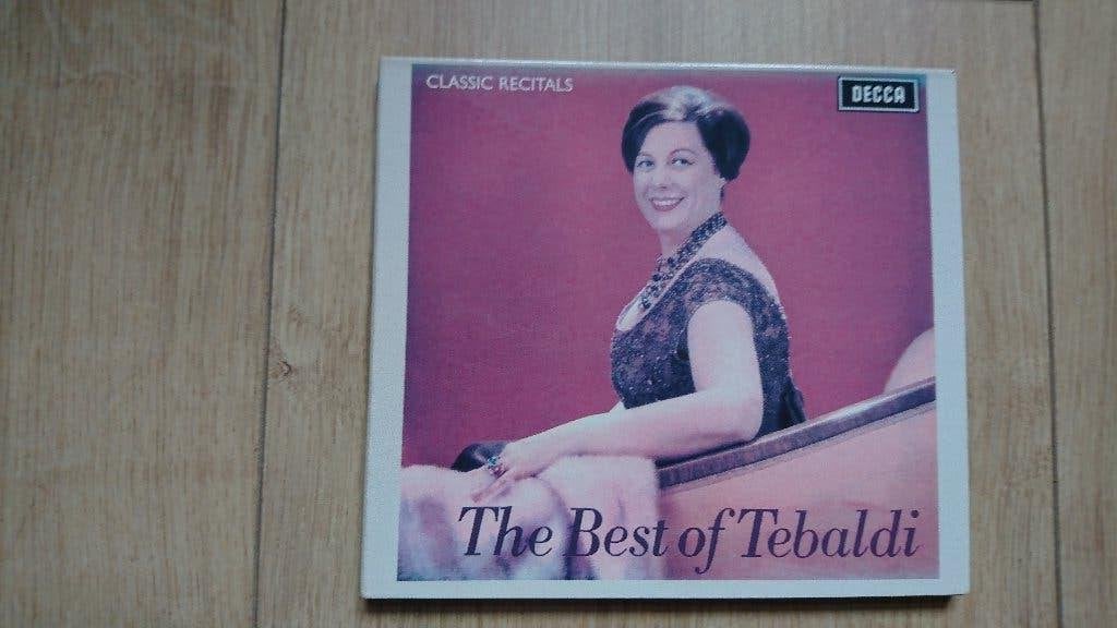 Renata Tebaldi The Best of Tebaldi Decca Classic Recitals, Ophalen of Verzenden, Romantiek, Zo goed als nieuw, Vocaal