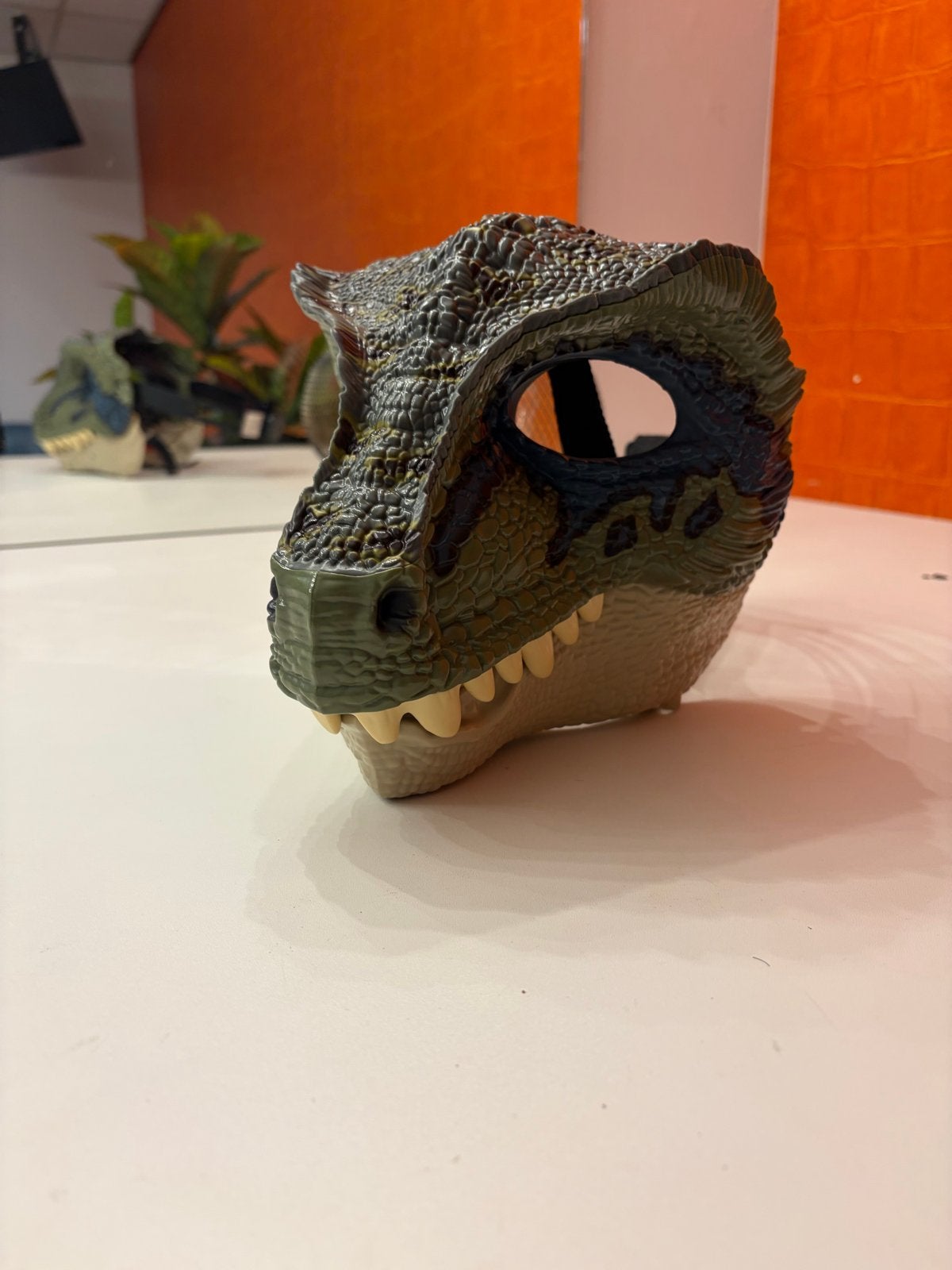 Nieuw Dinosaurus Masker met Beweegbare Mond en Geluid, Ophalen of Verzenden, Zo goed als nieuw, Jongen of Meisje