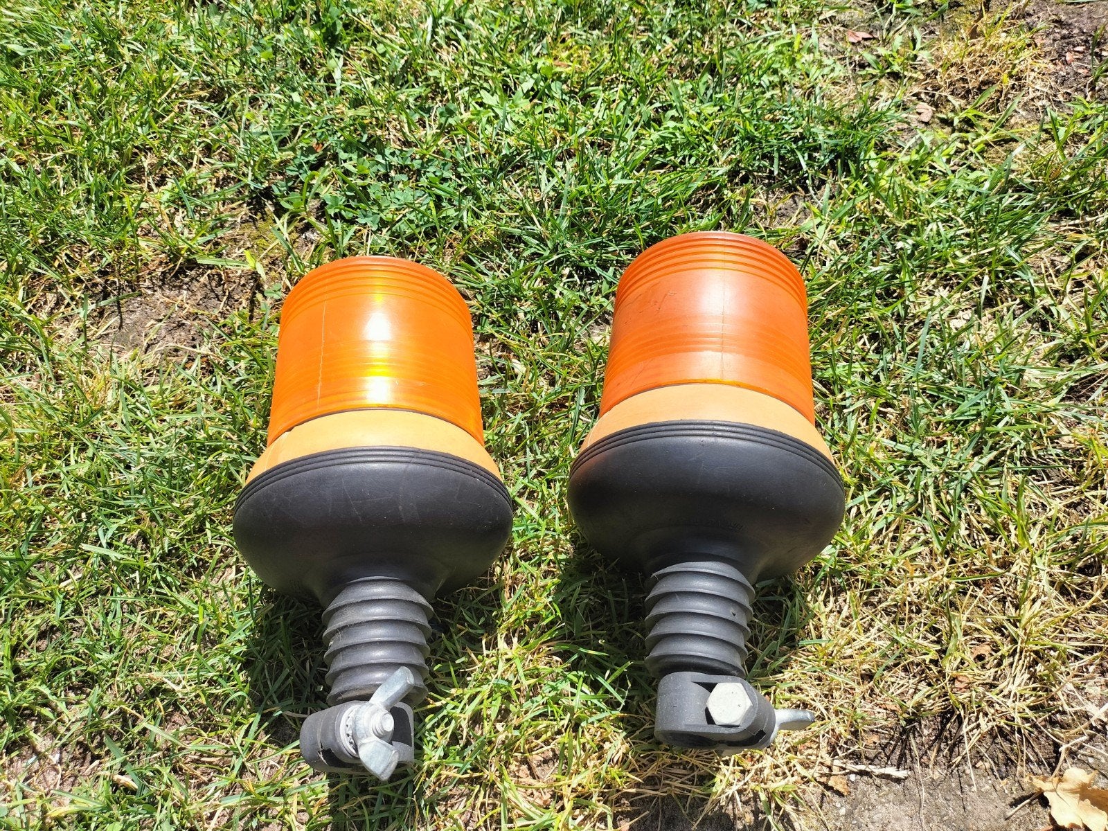 2x zwaailicht zwaailamp zwaai licht lamp 12 v rotorflex, Ophalen