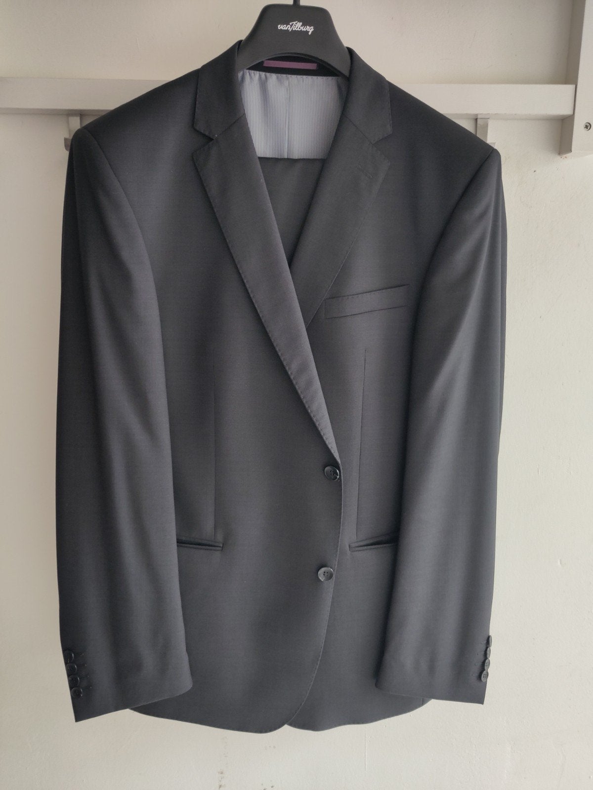 Carl Gross kostuum, Kleding | Heren, Kostuums en Colberts, Carl Gross, Zwart, Maat 56/58 (XL), Ophalen of Verzenden