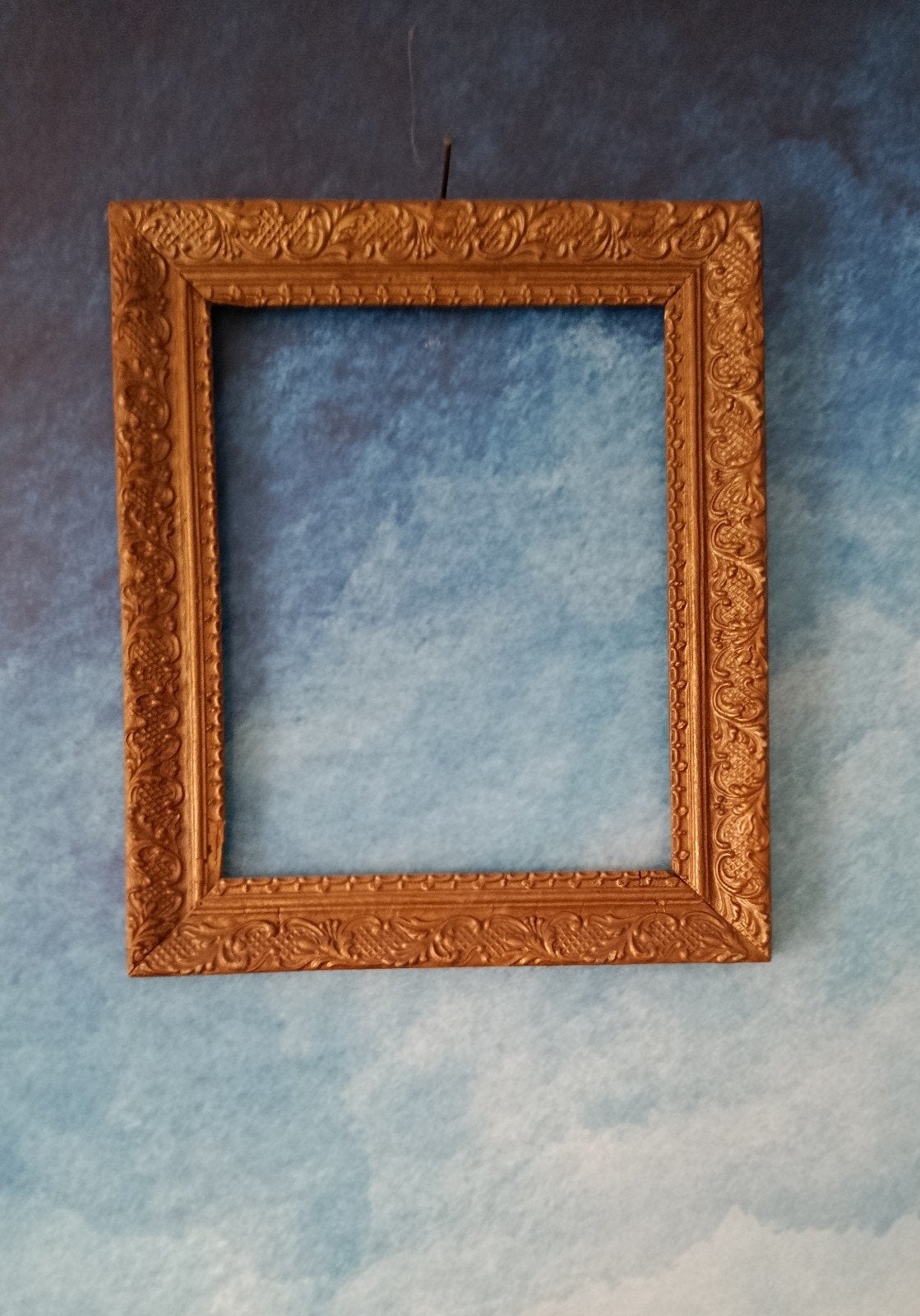 Mooie vintage houten lijst goud, Gebruikt, 32 cm, Schilderijlijst, Met sierrand